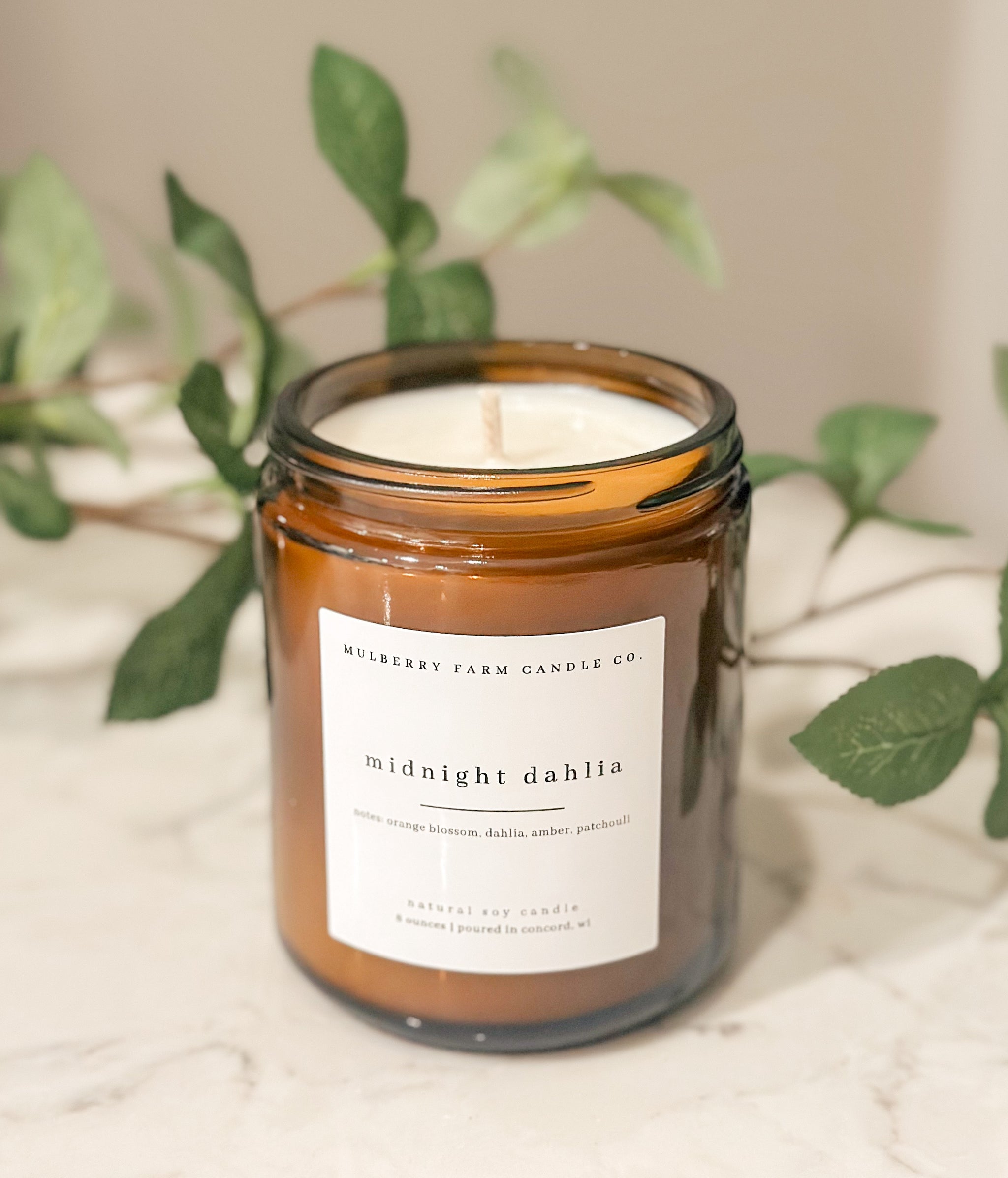 Midnight Dahlia – Mulberry Farm Candle Co.
